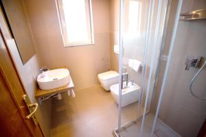 Koupelna v ubytování Hotel Il Perseo