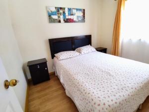 Postel nebo postele na pokoji v ubytování Cabañas Antukuyen ex Mawunko