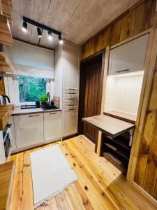 Kuchnia lub aneks kuchenny w obiekcie Ranczo Wilkowyja