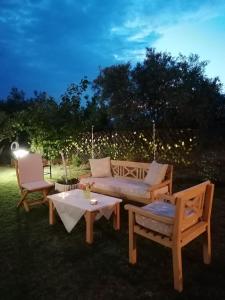 Zahrada ubytování Kali Luxury Apartments -Garden-Gold-