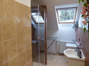Koupelna v ubytování Apartmány Plischke + 12 fotografií