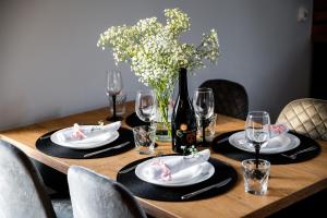 Nápoje v ubytovaní CHILL HAUS APARTAMENTY , Domki