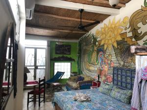 Posezení v ubytování Pueblo Maya by Majikal B&B + 19 fotografií