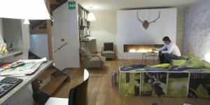 Μια τηλεόραση ή/και κέντρο ψυχαγωγίας στο Design Hôtel des Francs Garçons