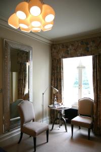 A seating area at Maison Talbooth 