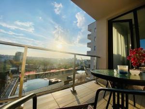 Μπαλκόνι ή βεράντα στο SOHO Apartment - City View with Rooftop Garden