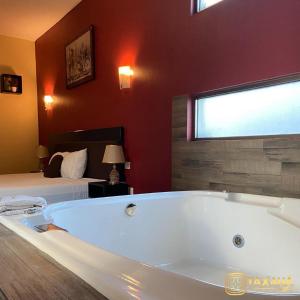 Bathroom sa Hotel Taxaha