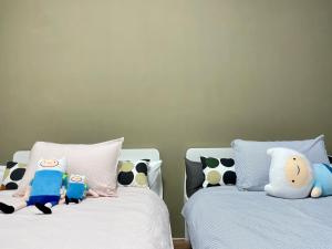 Un ou plusieurs lits dans un hébergement de l'établissement ShinYuan BNB