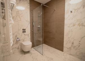 Koupelna v ubytování Mineral SPA Draugystė