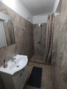 Koupelna v ubytování Casa Aura Costinești