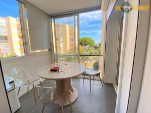 Balkón alebo terasa v ubytovaní Comme à la maison!!A 5 min à pied plage,pkg privé
