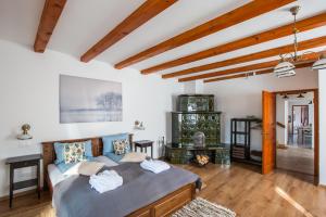 Posteľ alebo postele v izbe v ubytovaní Boróka Apartmanház