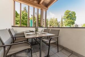 Balkón nebo terasa v ubytování ''die Bergerin'' | Appartements Schladming