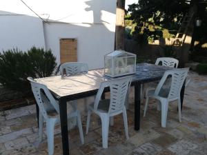 Patio alebo iná vonkajšia časť ubytovania Ciao b&b