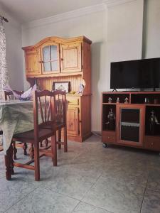 Kuchyň nebo kuchyňský kout v ubytování Acogedor Apartamento en Playa San Marcos, Icod de los Vinos