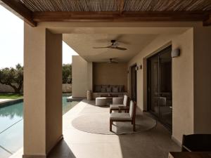 A seating area at Cielo villas - An Authentic Mediterranean Living