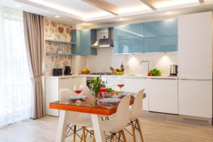 Kuchyň nebo kuchyňský kout v ubytování La Mer Comfort