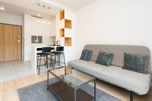Posedenie v ubytovaní Main Trainstation one bedroom AC p4you pl