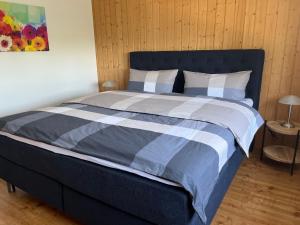 Postel nebo postele na pokoji v ubytování Schöner Ausblick