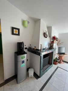 Kuchyň nebo kuchyňský kout v ubytování B&B Le Terrazze