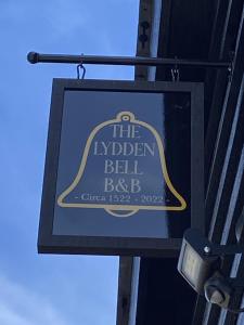 a sign for the kitchen bell bbq at The Lydden Bell in Dover