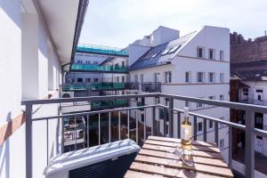 En balkon eller terrasse på Vagabond Corvin