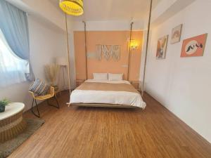 Letto o letti in una camera di 輕森嶼