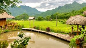 Plantegningen på Mai Chau with Love homestay