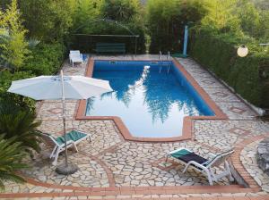 The swimming pool at or close to IL CERSETO