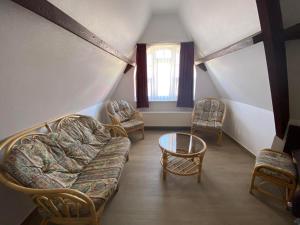 Posezení v ubytování Vakantiecentrum Zeelinde