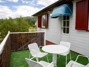 Balkon lub taras w obiekcie A Casiña - Casa Rural en la Ribeira Sacra, Galicia