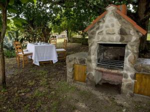 Ogród w obiekcie A Casiña - Casa Rural en la Ribeira Sacra, Galicia