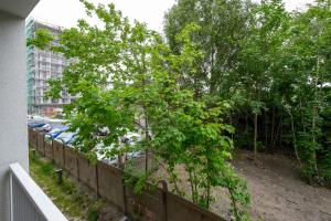Vonkajšia záhrada v ubytovaní Apartment Wrocław Braniborska by Noclegi Renters