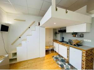 A cozinha ou cozinha compacta de Le Génial Alfortville