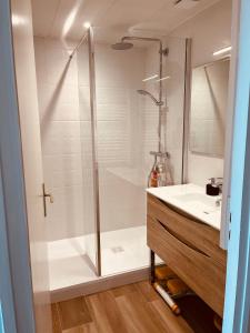 Ένα μπάνιο στο Studio, vue mer à 150m de la plage