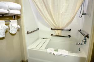 Vonios kambarys apgyvendinimo įstaigoje Cobblestone Inn & Suites - Linton