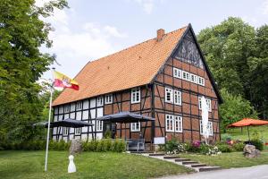 Das Gebäude in dem sich das Aparthotel befindet