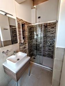 Koupelna v ubytování Il B&B di PIAZZA MOTTA