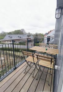 En balkong eller terrasse på Hygge Loft