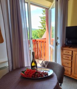 TV a/nebo společenská místnost v ubytování Hotel Karkonosze