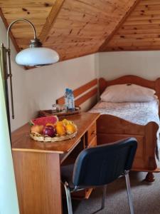 Postel nebo postele na pokoji v ubytování Hotel Karkonosze