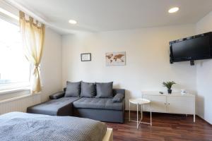 Ein Sitzbereich in der Unterkunft Vienna Lights Apartments - Hernals