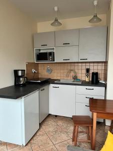 Kuchyňa alebo kuchynka v ubytovaní Apartament u Piotra