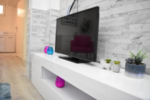 TV a/nebo společenská místnost v ubytování Apartman Maja