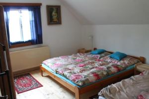 Postel nebo postele na pokoji v ubytování Berghof - horská chata