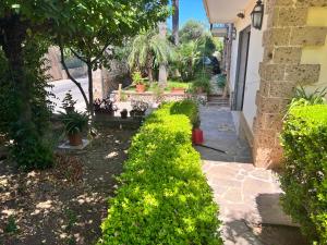 A garden outside IL Rustico di Giò