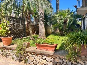 A garden outside IL Rustico di Giò
