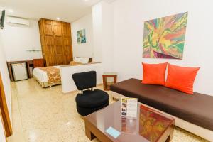 Posezení v ubytování HOTEL OSCAR Tradición