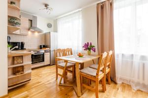 Kuchyň nebo kuchyňský kout v ubytování Tallinna mnt 2, Apartment 3