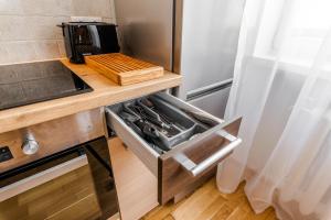 Kuchyň nebo kuchyňský kout v ubytování Tallinna mnt 2, Apartment 3
